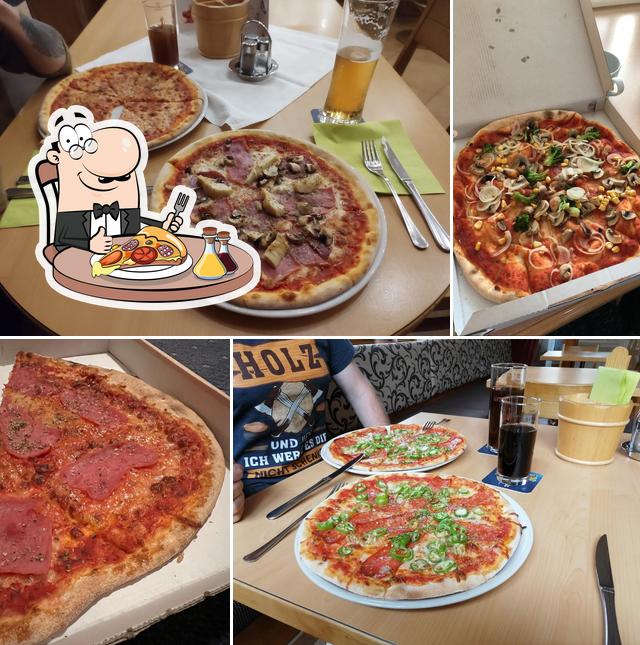 Kostet eine Pizza bei Cafe Köhle, Pizzeria
