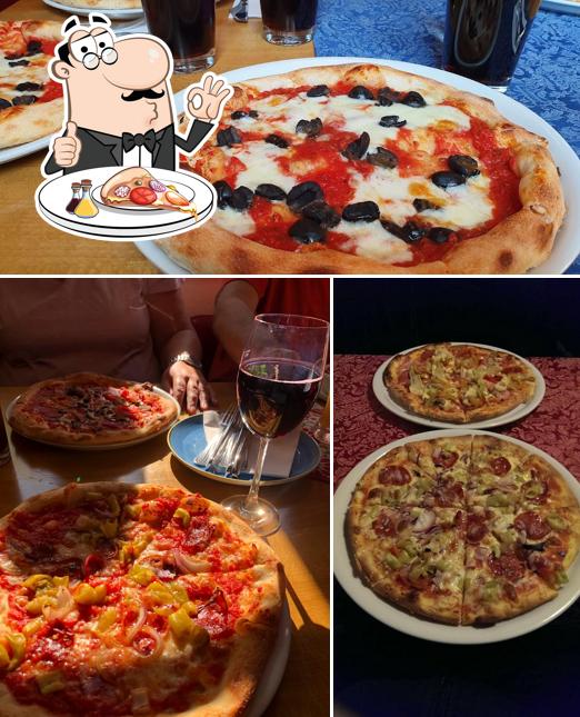 Try out pizza at Eiscafé-Pizzeria Italia