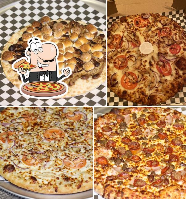 Get pizza at Johnny Boy’s Pizza