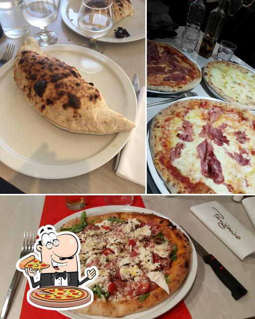 Choisissez des pizzas à Restaurant Parmigianino