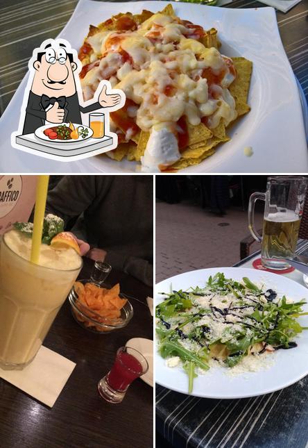 Еда в "Traffico Cocktailbar, Restaurant und Café - täglich bis Open End!"