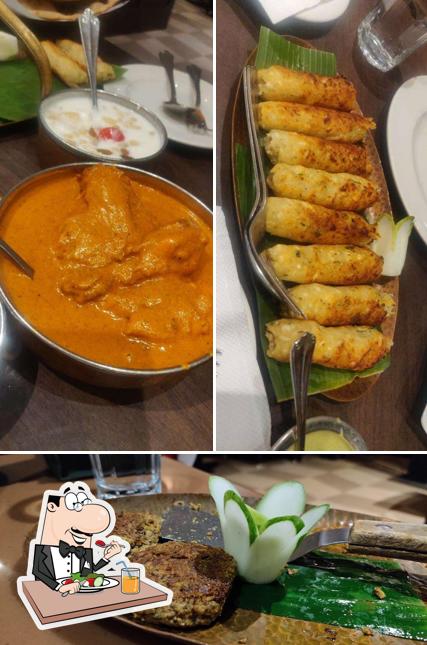 Food at Gulati Restaurant, Pandara Road