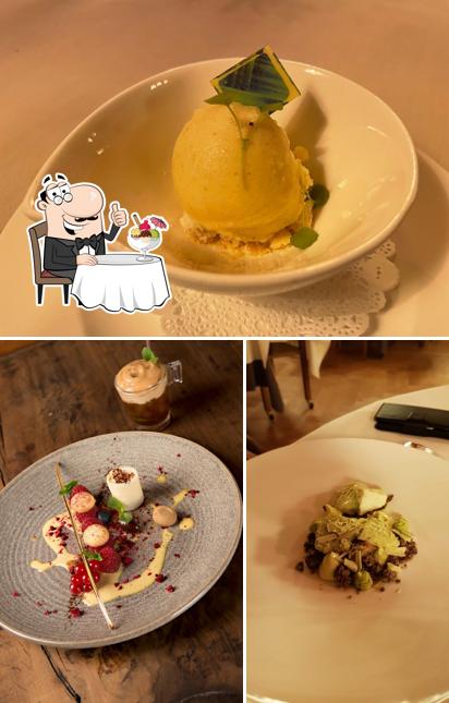 Gourmet Restaurant Kronenstübli bietet eine Mehrzahl von Desserts 