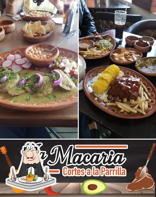 Food at Casa Macaria Cruz del sur