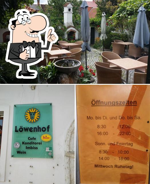 Взгляните на изображение ресторана "Löwenhof"