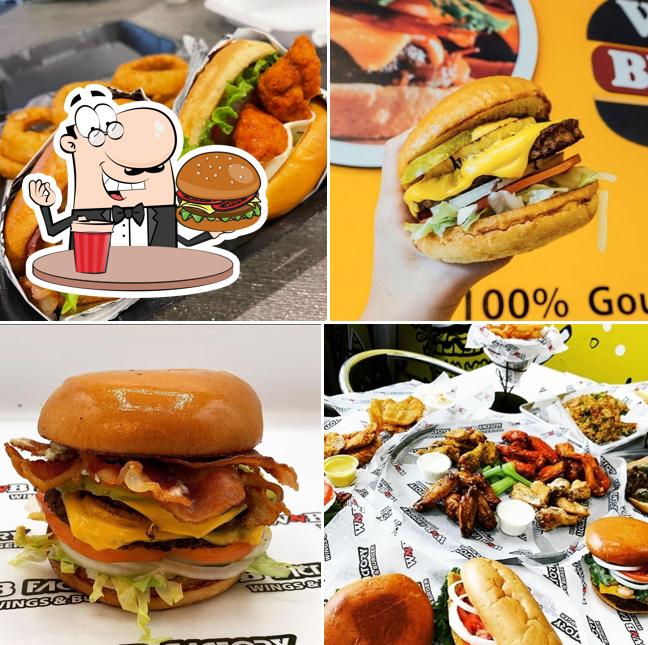 Попробуйте гамбургеры в "WNB Factory - Wings & Burger"