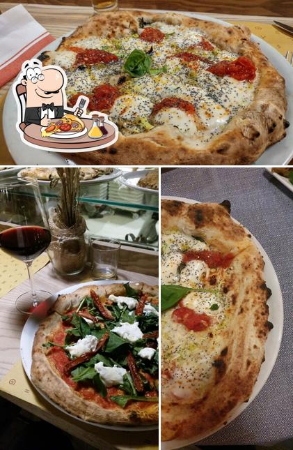Get pizza at Fuoco Matto