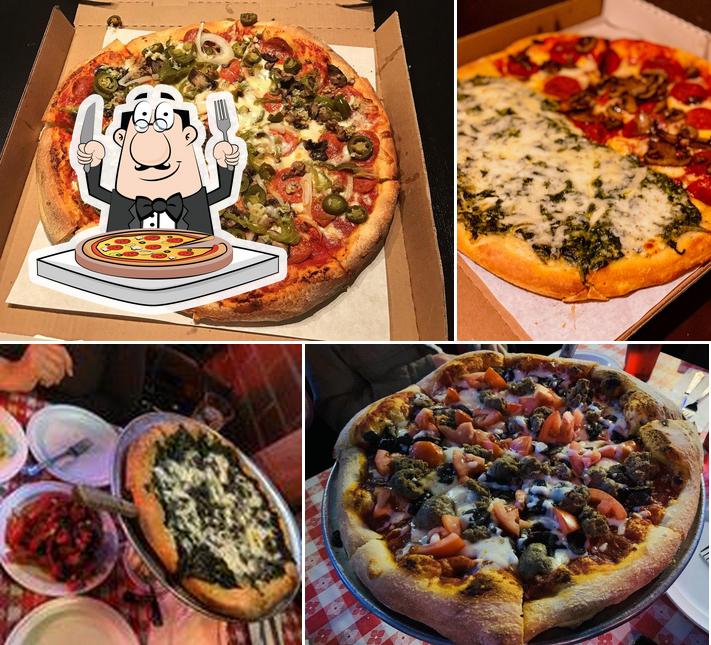 Pick pizza at Tarantino's Pizzeria Inc