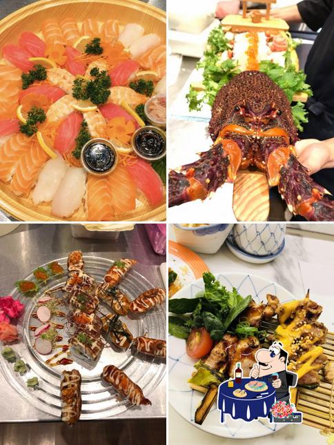 Get seafood at All-Ishi Japanese Restaurant