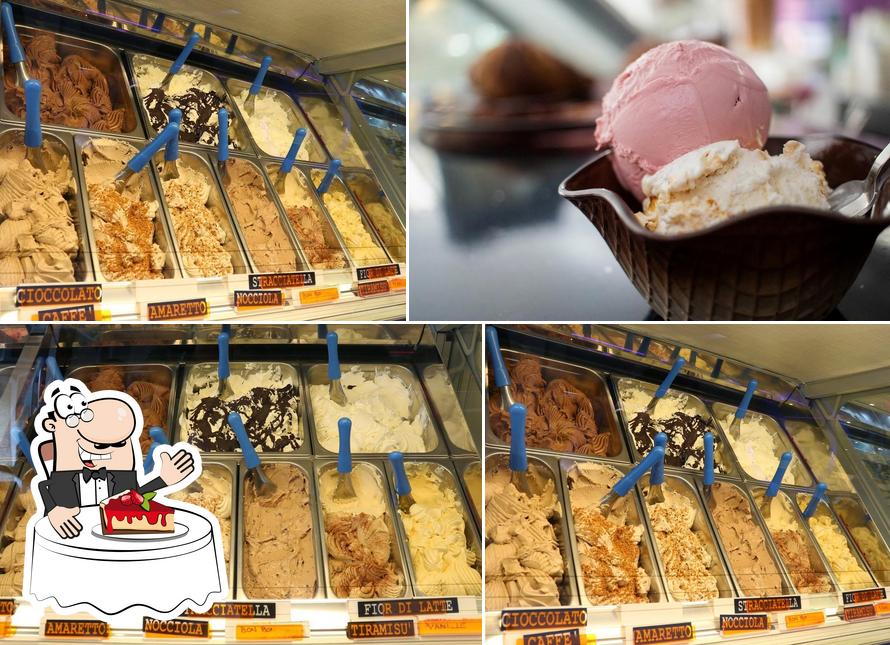 Dolce Amaro Gelateria Paninoteca provides a variety of sweet dishes