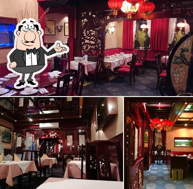 Die Inneneinrichtung von Canton China-Restaurant