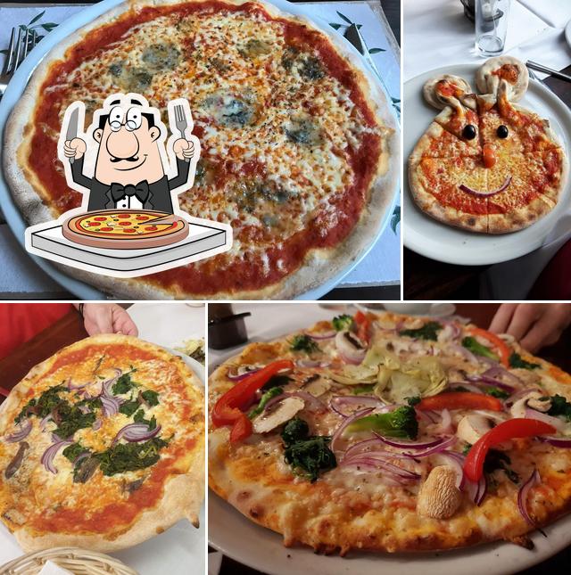Choisissez des pizzas à La Vespa 50