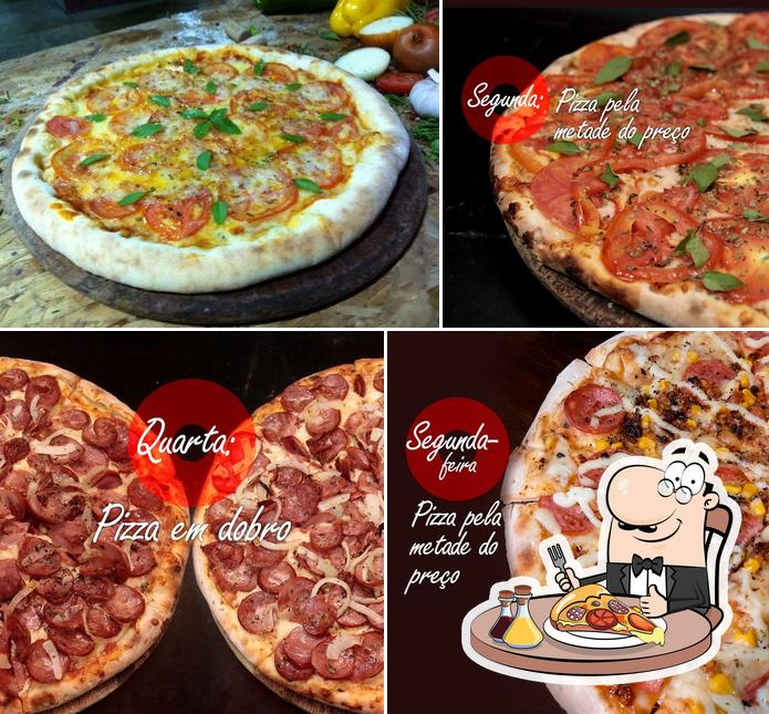 Escolha pizza no Ateliê do Chef