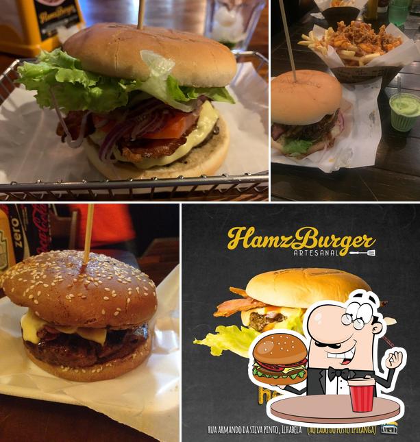 Peça um hambúrguer no Hamzburger artesanal