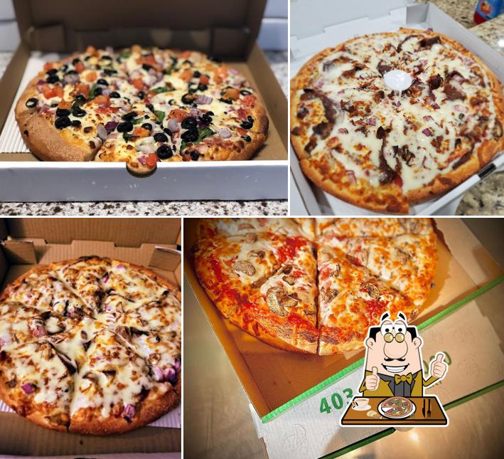 Prenez des pizzas à Pizza Lite