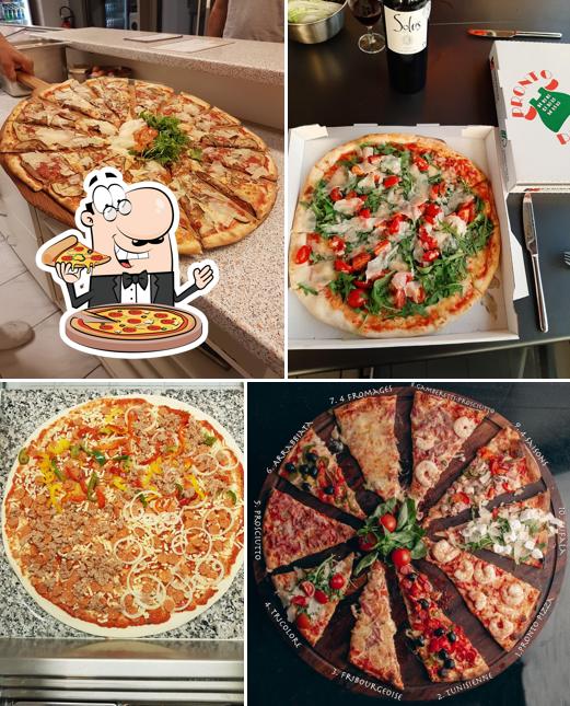 A Pronto Pizza, vous pouvez prendre des pizzas