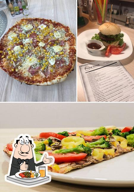 Еда в "Pizza House & Penzion"