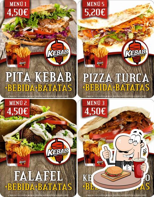 Tómate una hamburguesa en Restaurante Kebab Ino