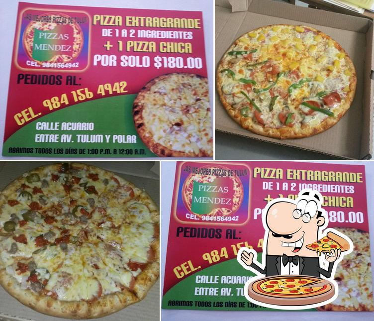 В "Pizzas Mendez" вы можете заказать пиццу