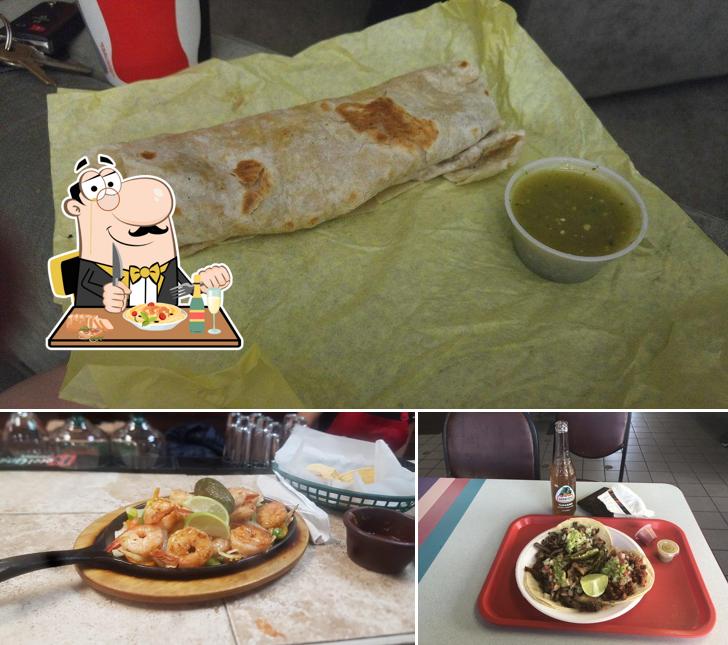 This is the image depicting food and interior at Coronados Mexican Food