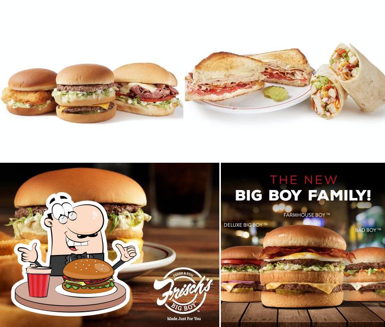 Order one of the burgers served at Frisch's Big Boy