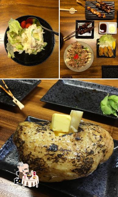 Food at Nobunaga Yakitori Japanese Restaurant