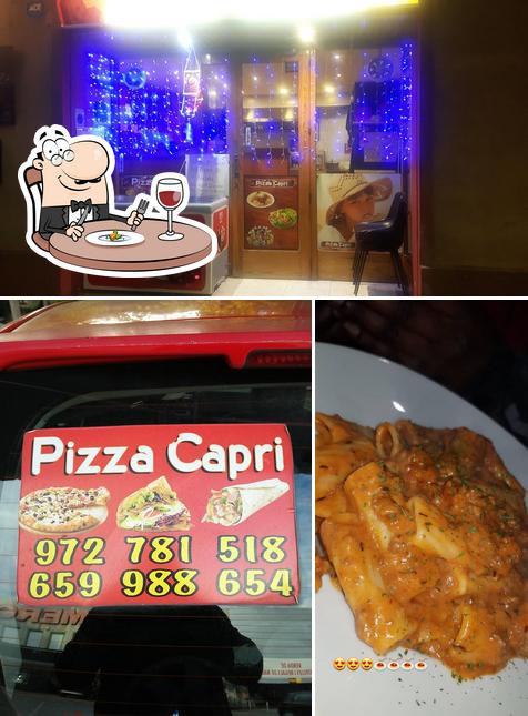 Comida en Pizza Capri