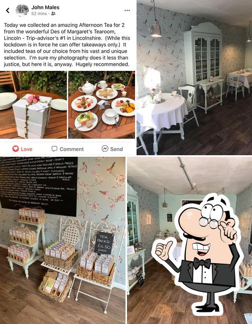 Check out how Margaret's Tea Room looks inside