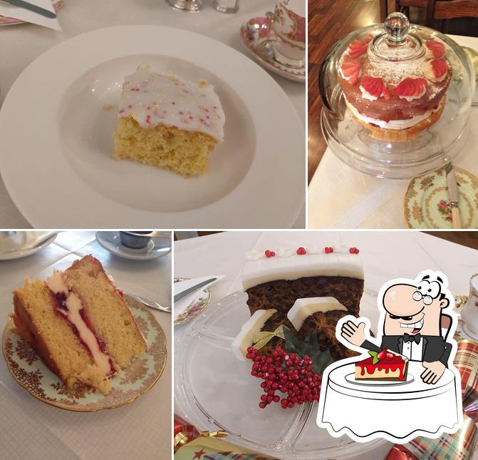 Silver Spoons Tearoom serves a number of desserts