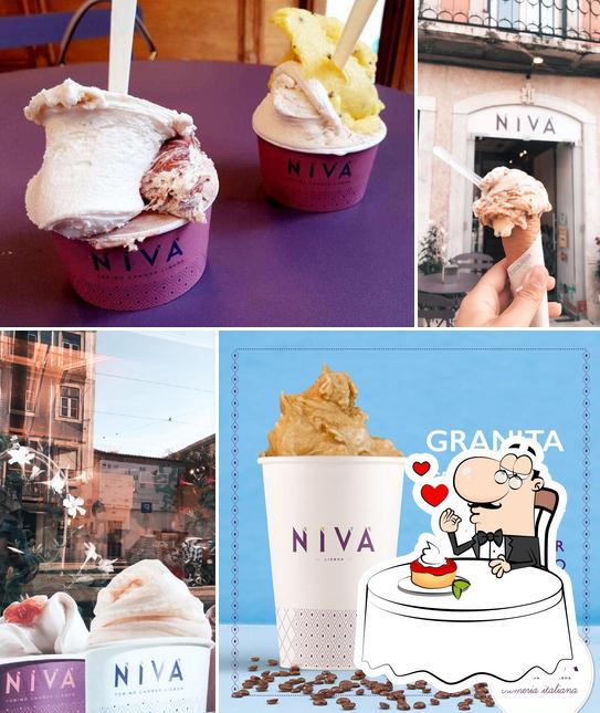 Niva Gelato offers a number of sweet dishes