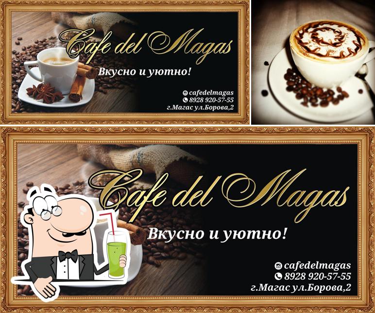 Enjoy a beverage at Cafe Del Magas