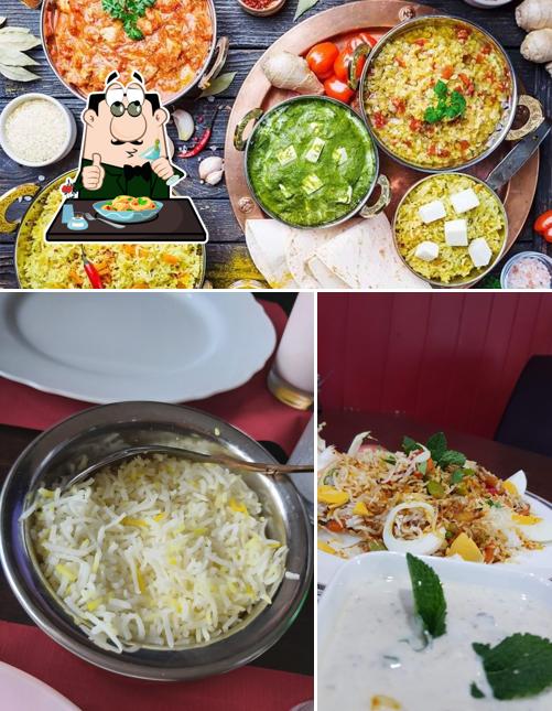 Essen im Indian Curry House