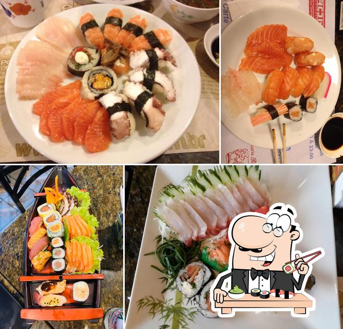 No Kabuto, você pode conseguir sushi