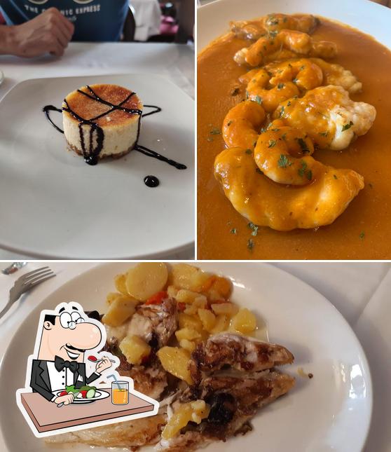 Еда в "Restaurante Posada Del Mar"