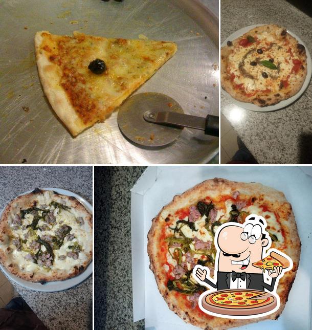 Elige una pizza en Le Quai Zako