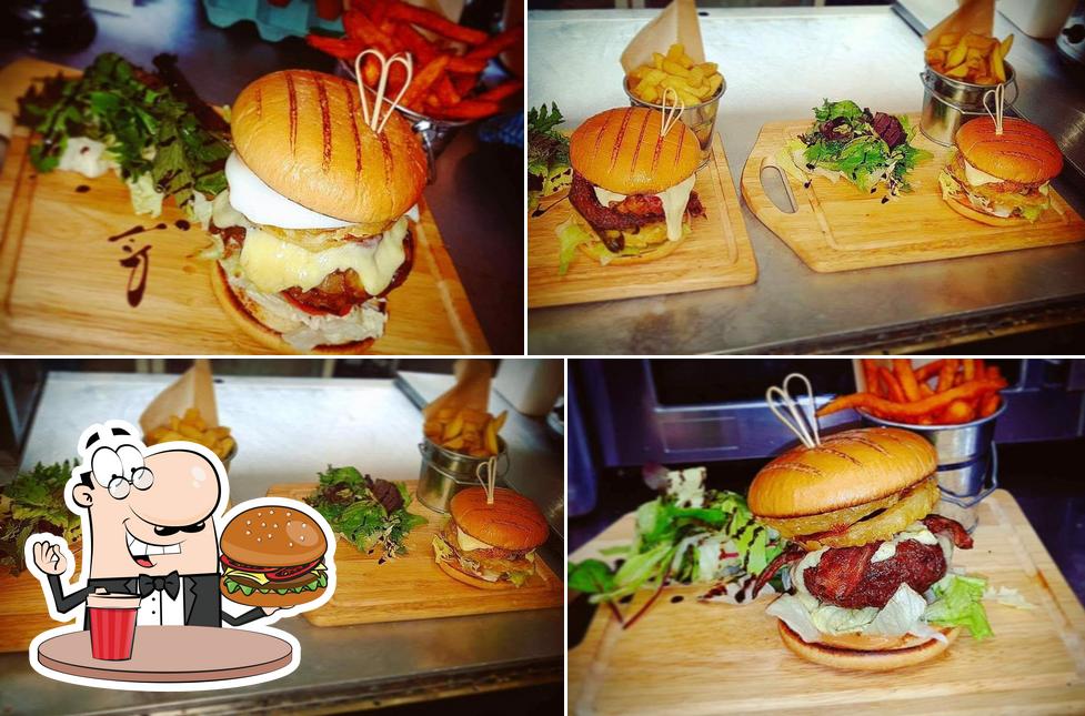 Order a burger at Rock Pool Café/Takeaway