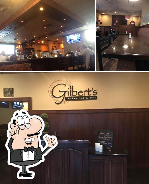 The interior of Gilbert's Restaurant & Pub