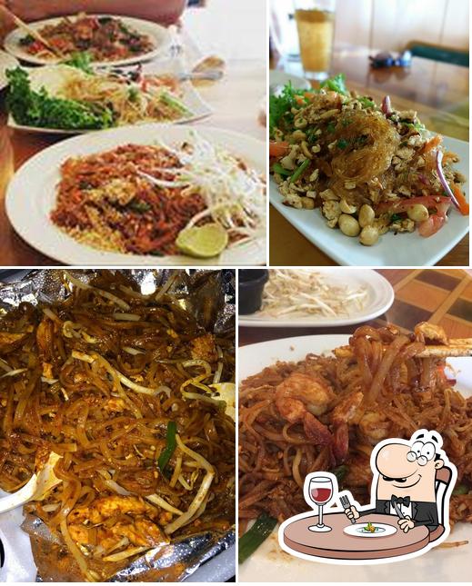 Food at Thai Noodle Restaurant