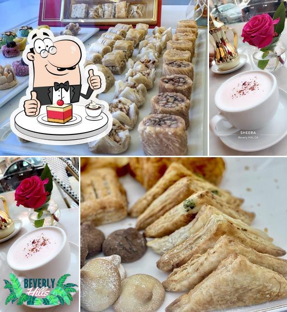 "Café Sheera" предлагает разнообразный выбор сладких блюд