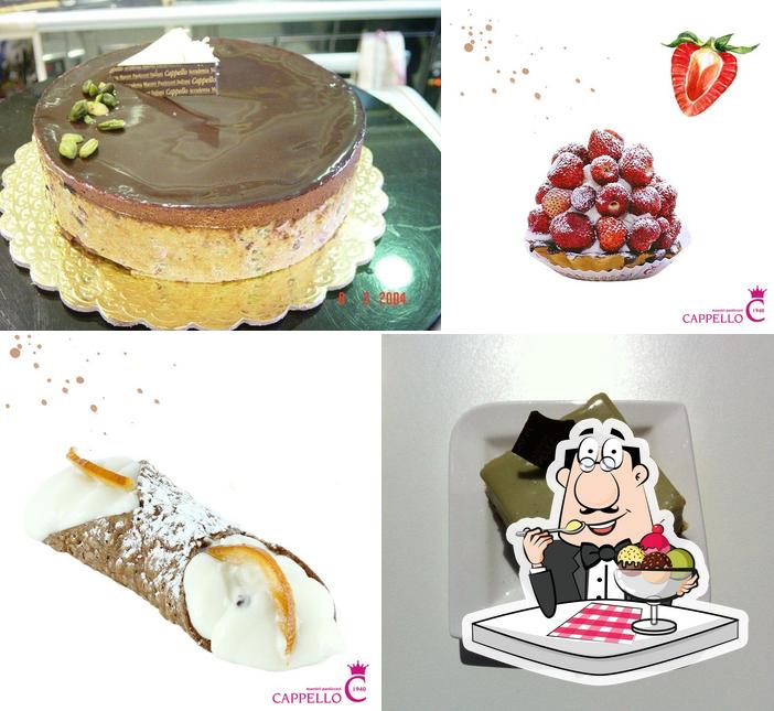 Pasticceria Cappello offers a selection of sweet dishes