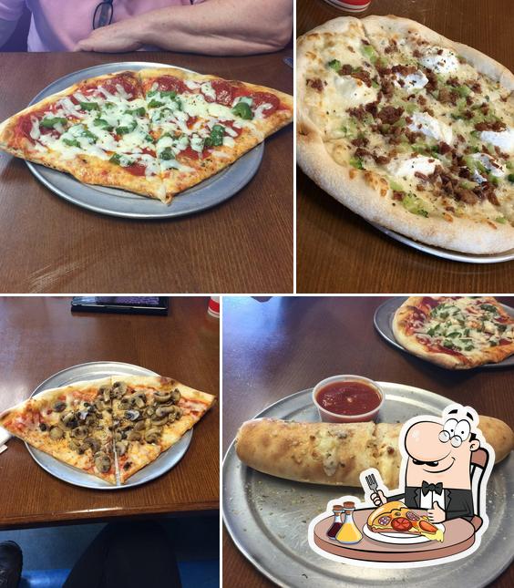 Pick pizza at Blue Naples Pizzeria of Kernersville