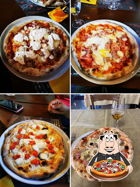A Pizzeria Eporediese di Giovanni Francese, puoi provare una bella pizza