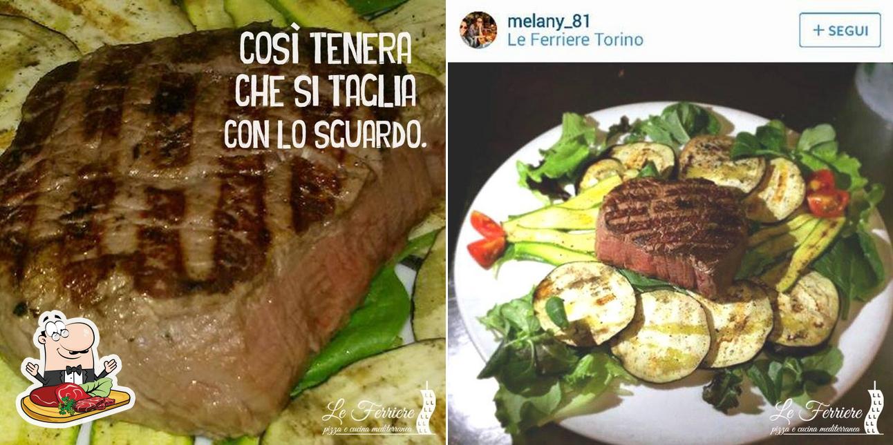 Prenditi i piatti di carne a Le Ferriere - Ristorante a Torino con Dehors