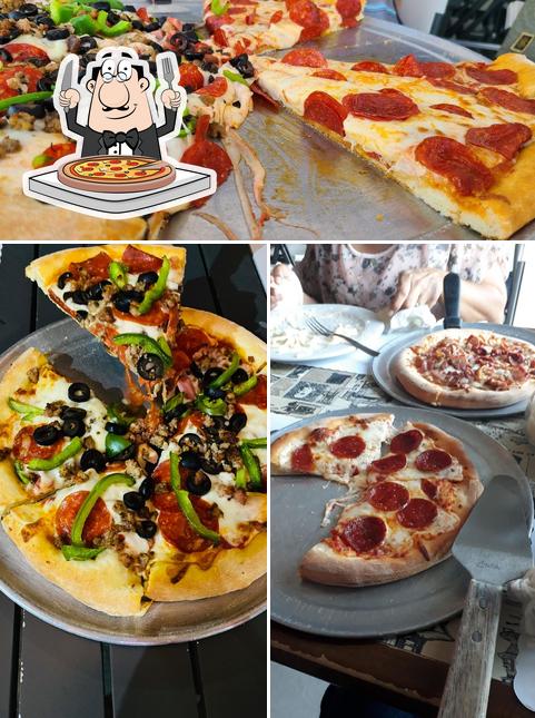 Elige una pizza en Alfonso's Pizza