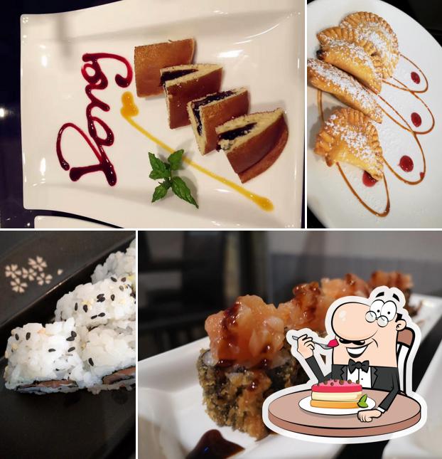 Ci sushi serves a selection of desserts