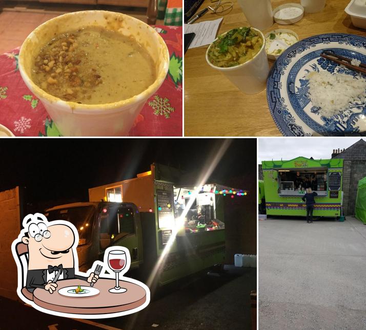 Among different things one can find food and exterior at Once Upon A Thai Takeaway Food Truck