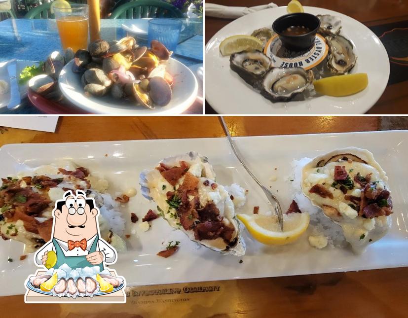 Get seafood at Olympia Oyster House