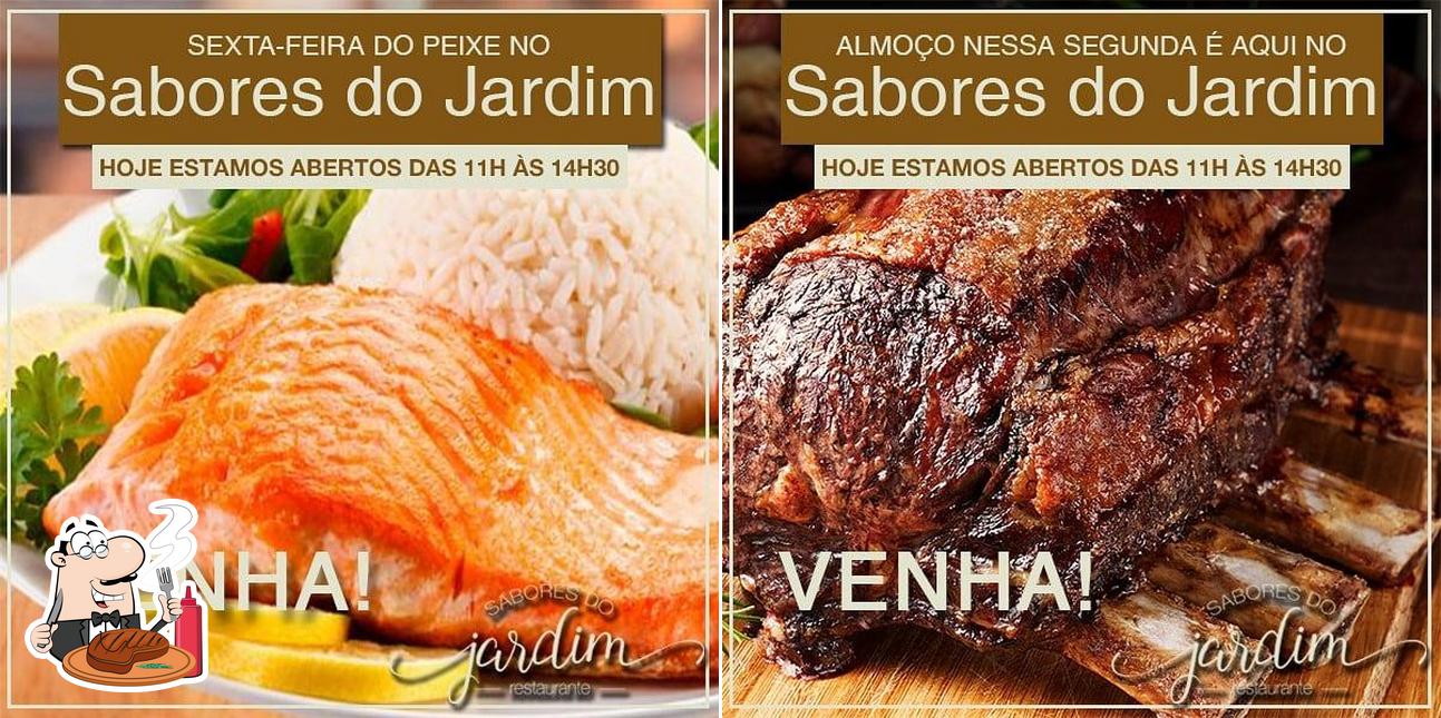 Order meat meals at Restaurante Sabores do jardim