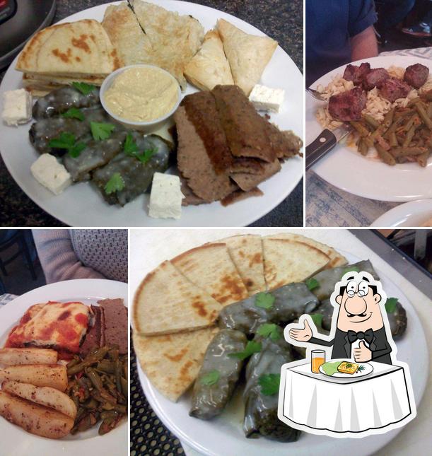 Food at Santorini's Greek Cuisine