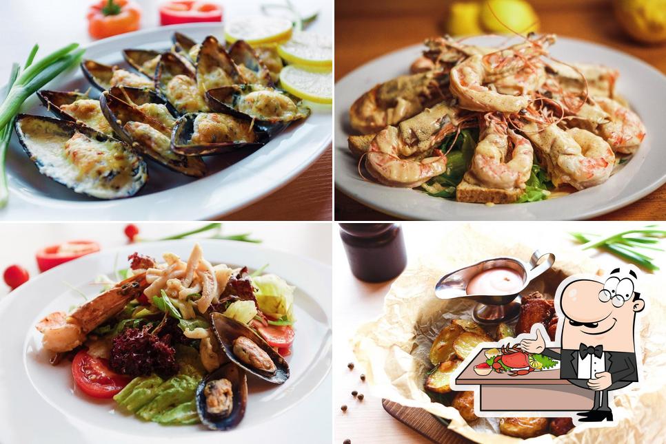 Закажите блюда с морепродуктами в "Вобле"